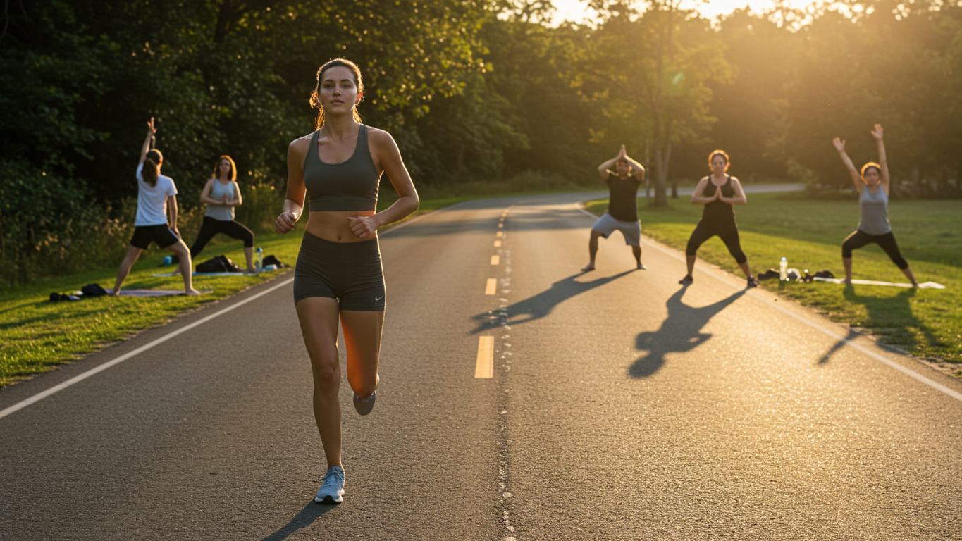 How Can We Reduce Jogging by Doing Yoga?