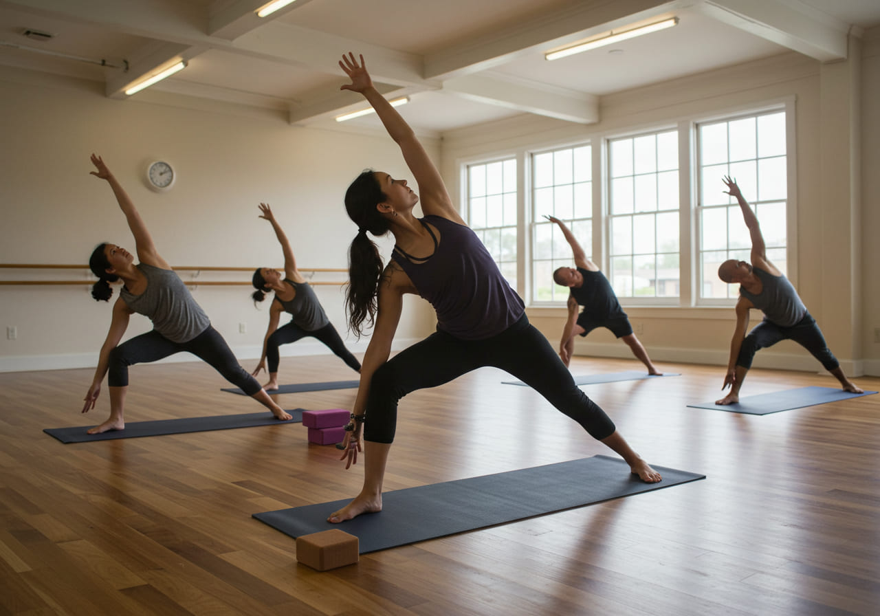 Ancient yoga scriptures and modern mat